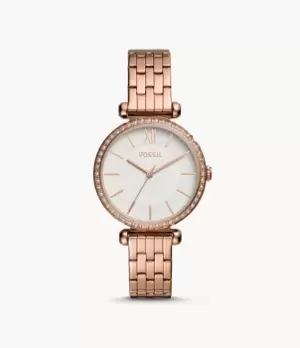 Fossil Women Tillie Three-Hand Rose Gold-Tone Stainless Steel Watch