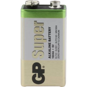 GP Batteries GP1604A / 6LR61 9 V / PP3 battery Alkali-manganese 9 V