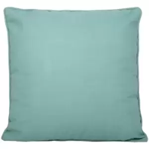 Fusion - Plain Dye Water Resistant Outdoor Filled Cushion, Teal, 43 x 43 Cm