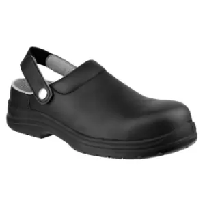 Amblers FS514 Unisex Clog Style Safety Shoes (12 UK) (Black)