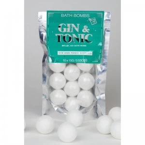 Gin and Tonic Bath Bombs
