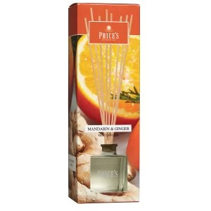 Price's Candles Mandariin and Ginger Reed Diffuser - 100ml