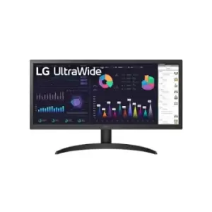 LG 26WQ500-B 65.3cm (25.7") 2560 x 1080 pixels UltraWide Full HD LED Black