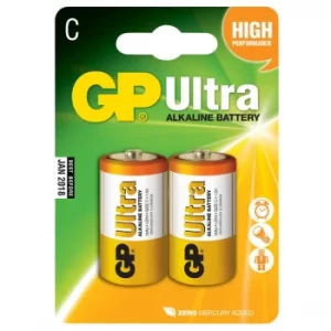 GP GPPCA14AU004 Ultra Batteries C Pack of 2