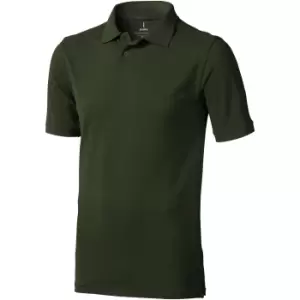 Elevate Mens Calgary Short Sleeve Polo (XXXL) (Army Green)