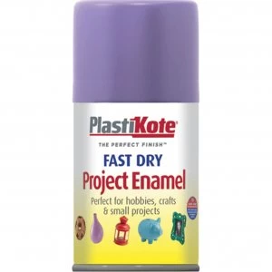 Plastikote Dry Enamel Aerosol Spray Paint Lavender 100ml