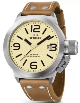 TW Steel Watch Canteen 45mm - Cream