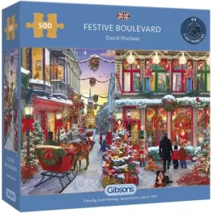 Festive Boulevard Jigsaw Puzzle - 500 Pieces