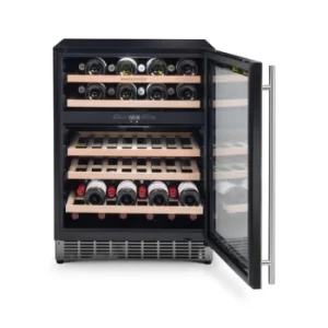 Rangemaster RDZ6046SS/ 60cm 46 Bottle Wine Cabinet, Stainless Steel