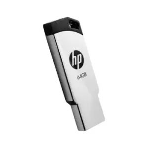 HP v236w USB flash drive 64GB USB Type-A 2.0 Silver, Black