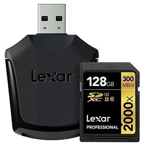 Lexar Professional 2000X 128GB SDXC Memory Card