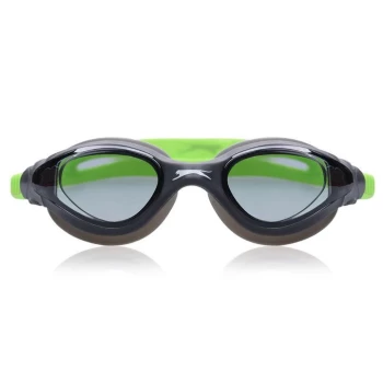 Slazenger Aero Goggles Adults - Charcoal/lime