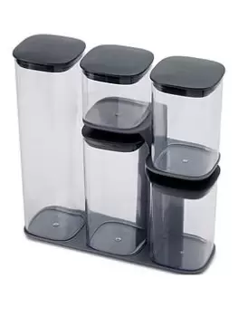 Joseph Joseph Podium 5 Piece Storage Jar Set With Stand