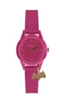 Radley Ladies Pink Silicone Strap Watch