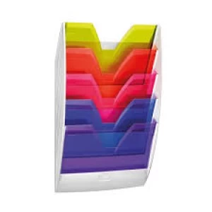 CEP Wall File 5 Compartment Rainbow Multicolour 154HM