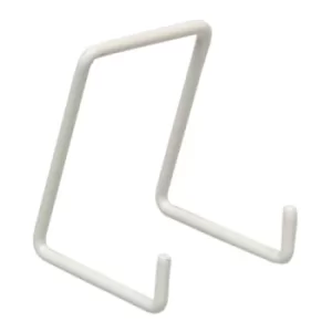 038 White Mini Plate Stand 10 Pack