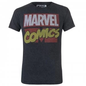 Character Marvel Wash T Shirt Mens - Marvel Comics