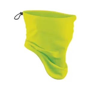 Beechfield Adults Unisex SportTech Neck Warmer (One Size) (Fluorescent Yellow)