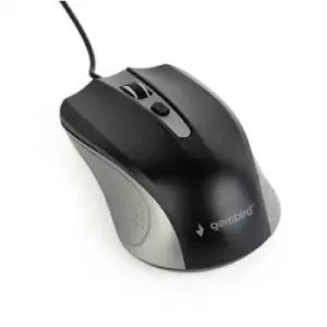Gembird MUS-4B-01-GB Mouse USB Optical Grey, Black 4 Buttons 800 dpi, 1000 dpi, 1200 dpi
