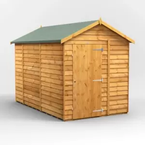 10X6 Power Overlap Apex Windowless Shed