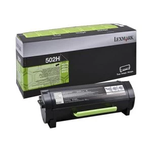 Lexmark 502H Black Laser Toner Ink Cartridge