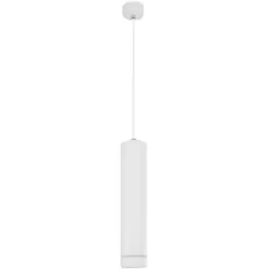 Hope Slim Pendant Ceiling Light Sandy White Aluminium LED GU10 1x10W - Merano