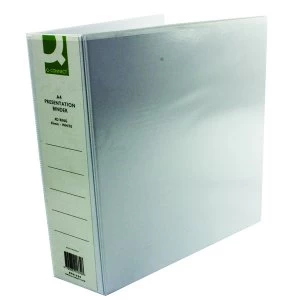 Q Connect Presentation 65mm A4 White 4D Ring Binder Pack of 6 KF0133