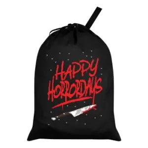 Grindstore Happy Horrordays Santa Sack (One Size) (Black/Red)