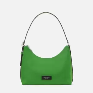 Kate Spade New York Womens Sam Icon Nylon Small Shoulder Bag - Ks Green