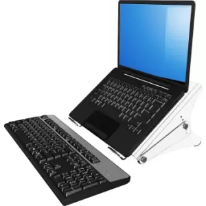 Dataflex ERGONOTE laptop stand, for notebooks up to 15.4'', transparent acrylic