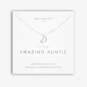 A Little Amazing Auntie Silver 46cm + 5cm Extender Necklace 5278