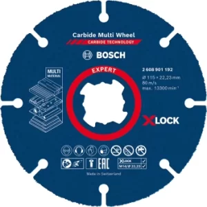 Bosch Expert X Lock Carbide Multi Cutting Disc 115mm Pack of 1
