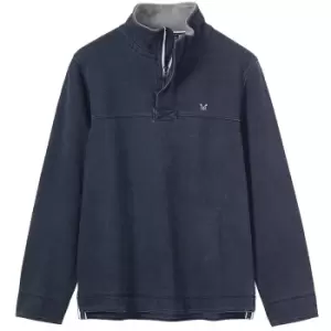 Crew Clothing Mens Padstow Pique Sweat Navy XL