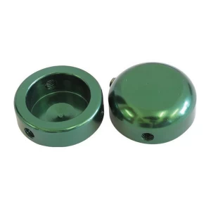 Savage Bar End Plugs Alloy 22.2mm Green