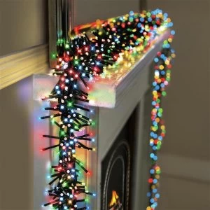 Premier Decorations 2000 LED Clusters with Timer - Multi