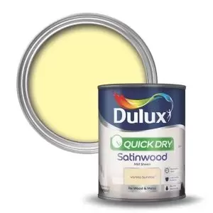 Dulux Quick Dry Vanilla Sundae Satinwood Mid Sheen Paint 750ml
