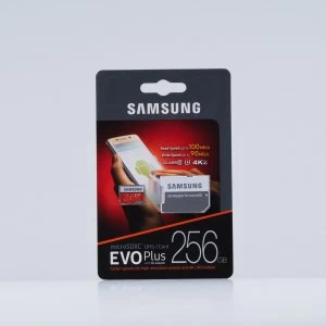 Samsung 256GB EVO Plus UHS-I MicroSDXC Memory Card with SD Adapter MB-MC256GA