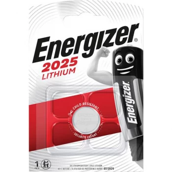 Energizer CR2025 Lithium Coin 3V Battery