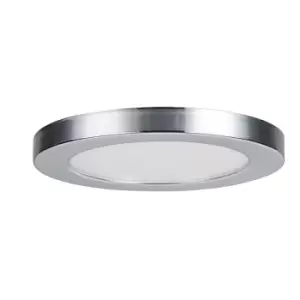 Spa 164mm Tauri LED Flush Ceiling Light Ring Chrome