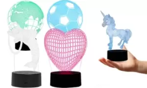 3D LED Hologram Lamp: Dolphin