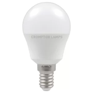 Crompton LED Thermal Plastic Round 5W 4000K Dimmable SES-E14