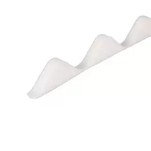 Coroline Corrugated Bitumen Accessories Flexible Foam Eaves Filler, Pack Of 24 White