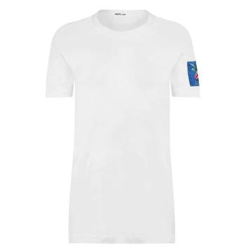 Replay Rose T Shirt - White