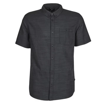 Quiksilver FIREFAL SS mens Short sleeved Shirt in Black - Sizes S,M,L