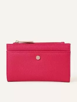 Accessorize Medium Slimline Wallet, Pink, Women