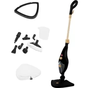 Neo Black & Gold 10 in 1 1500W Hot Steam Mop Cleaner and Hand Steamer