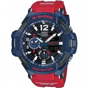 Casio G-SHOCK Standard Analog-Digital Watch GA-1100-2A - Blue/Red