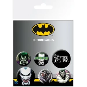 DC Comics Joker Ross Badges (Pack Of 6)