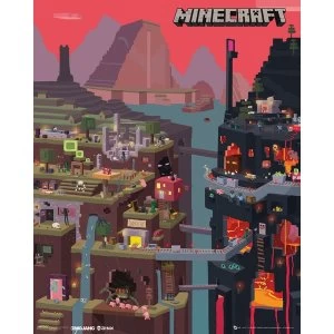 Minecraft World Mini Poster