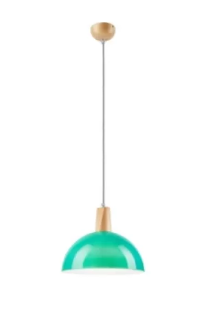 Dome Pendant Ceiling Lights Turquoise, 1x E27